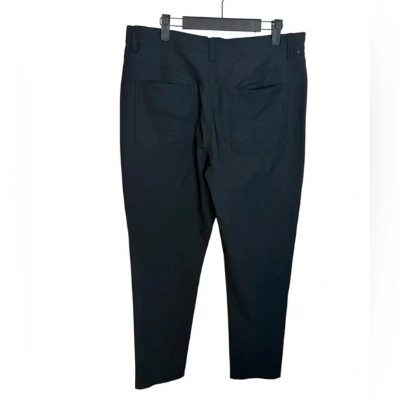 Ministry of Supply Charcoal Gray Straight Leg Athleisure Pants